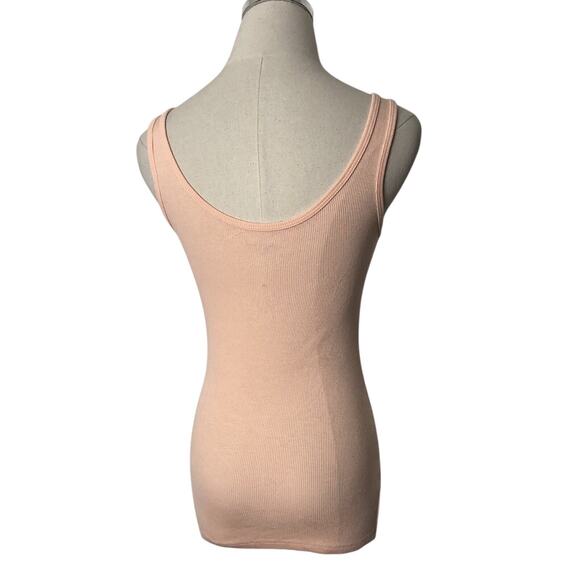 Bebe Y2K Vintage Rhinestone Sparkle Ribbed Tank Top - Picture 3 of 9